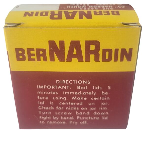 Bernardin Narrow Mouth Snap Lids , Vintage 10 Boxes, Read Condition - Picture 5 of 13